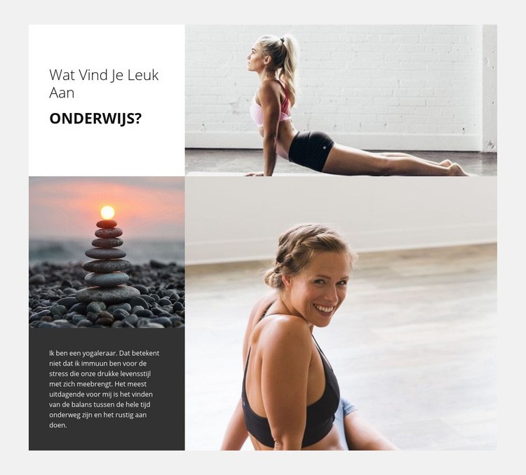 Yoga educatiecentrum Website ontwerp