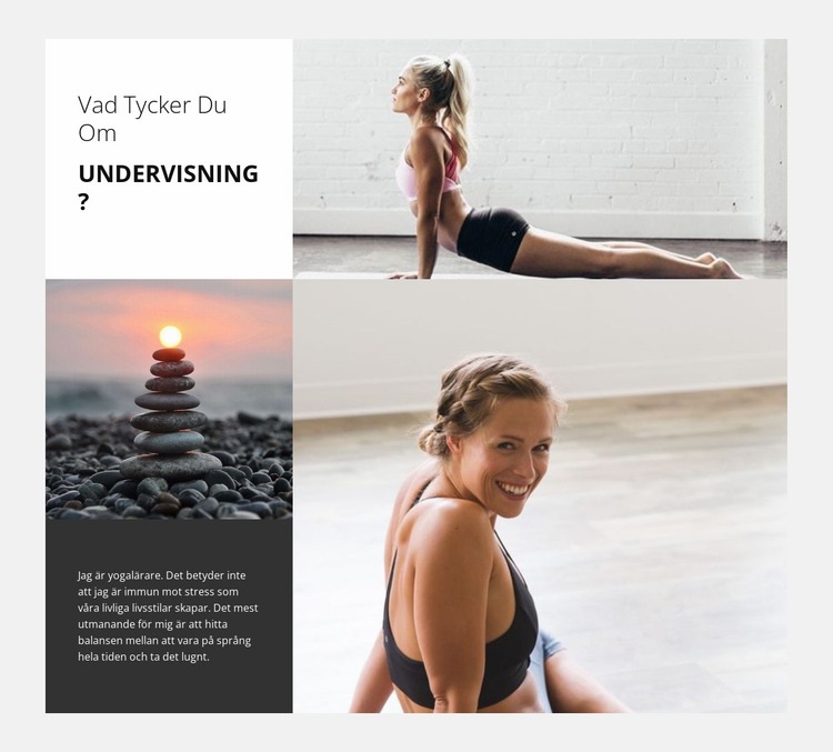 Yoga utbildningscenter WordPress -tema