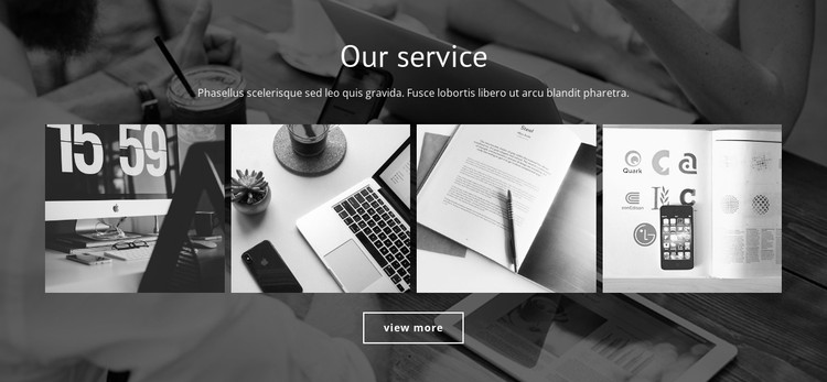 Graphic design services CSS Template