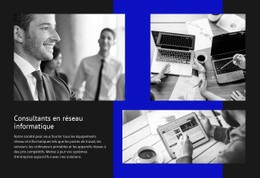 Consultants Réseau Informatique - Belle Conception De Site Web
