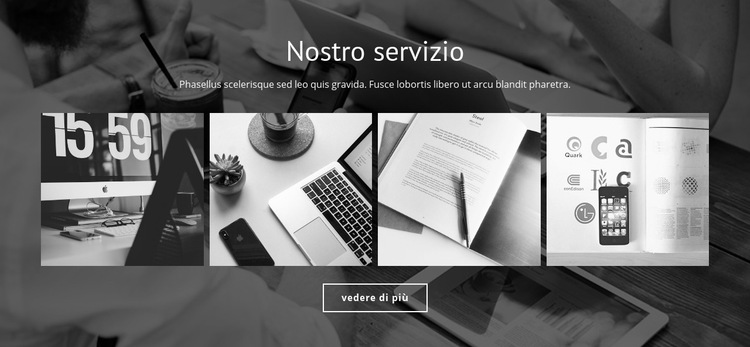 Servizi di progettazione grafica Modello di sito Web