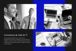 Consultores De Rede De TI - Belo Design De Site