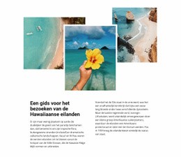 Reis Op Hawaiiaanse Eilanden - Responsief Ontwerp