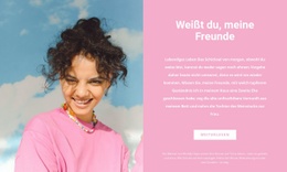 Rosa Farbe Der Saison - Kostenlos Herunterladbares Website-Design