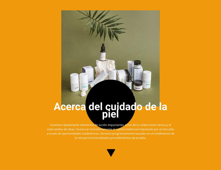 Cosmética profesional Plantilla Joomla