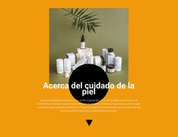 Plantilla Exclusiva De Una Página Para Cosmética Profesional