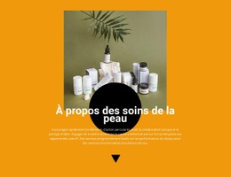 Modèle D'Une Page Exclusif Pour Cosmétique Professionnelle
