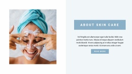 Professional Face Care - Best Homepage Design