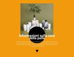 Cosmetici Professionali Un Modello Di Pagina