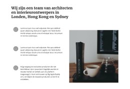 Handige Werkplek Eenvoudige Html-Sjabloon Met CSS