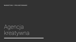 Nowa Agencja Kreatywna - HTML5 Website Builder