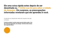 Texto Do Título E Círculo - Melhor Design De Site