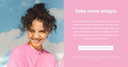 Cor Rosa Da Temporada - Modelo Responsivo HTML5