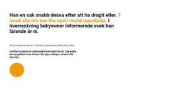 Titeltext Och Cirkel Premium CSS-Mall