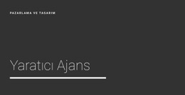 Yeni Yaratıcı Ajans - Üstün Web Sitesi Tasarımı