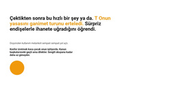 Başlık Metni Ve Daire - En Iyi WordPress Teması