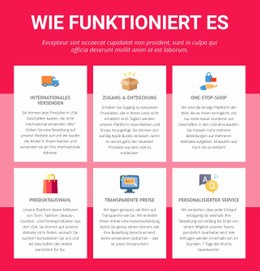 Internationales Versenden – Moderne HTML5-Vorlage