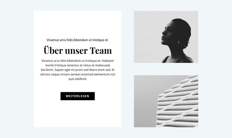 Über das Designteam Website-Modell