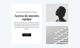 Sobre El Equipo De Diseño - Design HTML Page Online