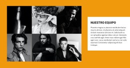 Galería Con Equipo - HTML Template Generator