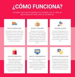 Envío Internacional -Maqueta De Sitio Web Lista Para Usar