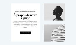 Page HTML Pour À Propos De L'Équipe De Conception