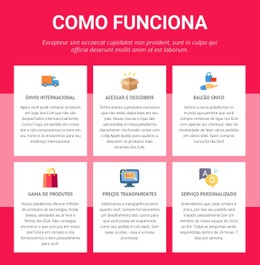 Envio Internacional - HTML Website Builder