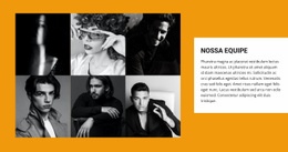 Design De Site Incrível Para Galeria Com Equipe