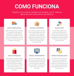 Design De Site Para Envio Internacional