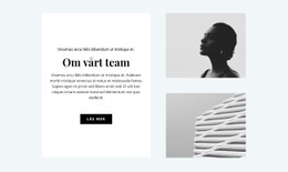 HTML-Sida För Om Designteamet