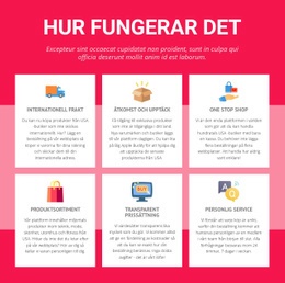 Internationell Frakt - Gratis Mallar