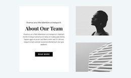 About The Design Team - Premium Template