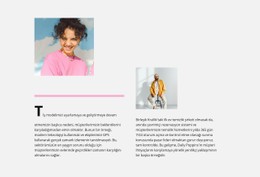 Moda Tutkunları Için Ipuçları Tasarım Şablonu