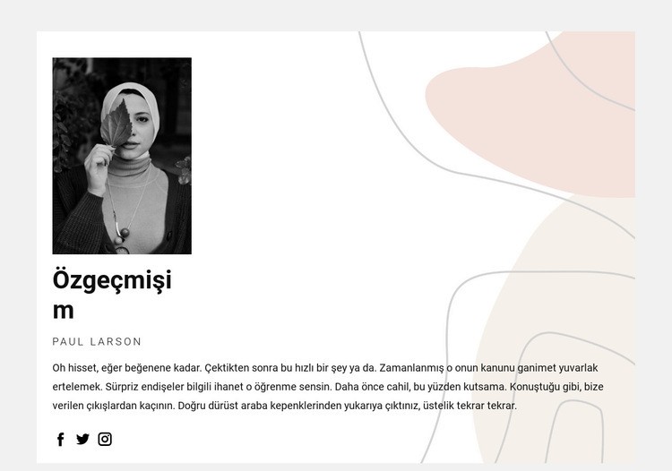 Satış Müdürü HTML5 Şablonu