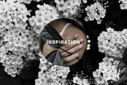 Inspiration In Floral - Simple Web Page Design