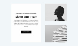 HTML Page For About The Design Team