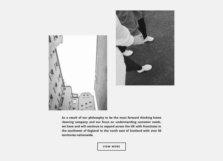 Comfortable street style Landing Page