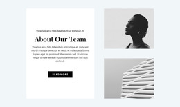 About The Design Team - Ready To Use WordPress Theme