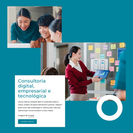 Funcionalidade De Layout De Tema Para Consultoria De Tecnologia