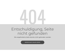 404 Fehlerseitenvorlage