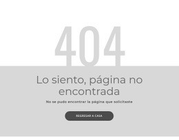 Plantilla De Página De Error 404