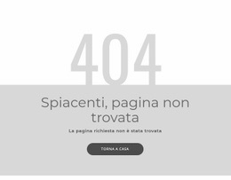 Modello Di Pagina Di Errore 404