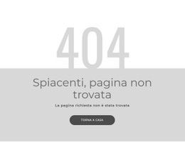 Modello Di Pagina Di Errore 404