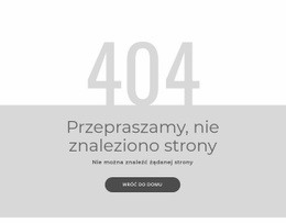 Szablon Strony Błędu 404