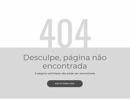 Modelo De Página De Erro 404