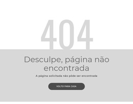 Modelo De Página De Erro 404