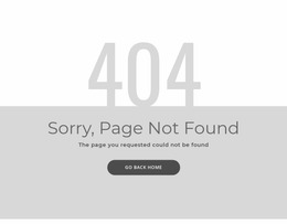 Exclusive Website Mockup For 404 Error Page Template