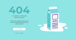 Chybová Stránka Kreativy 404 Správa Projektů