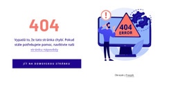Šablona Chyby 404 – Bezplatná Šablona Webových Stránek