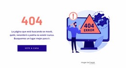 Plantilla HTML5 Exclusiva Para Plantilla De Error 404